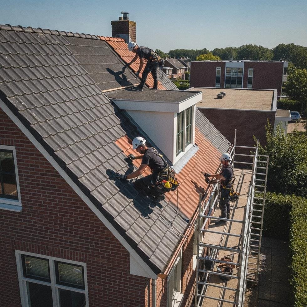 daken hitte zomer