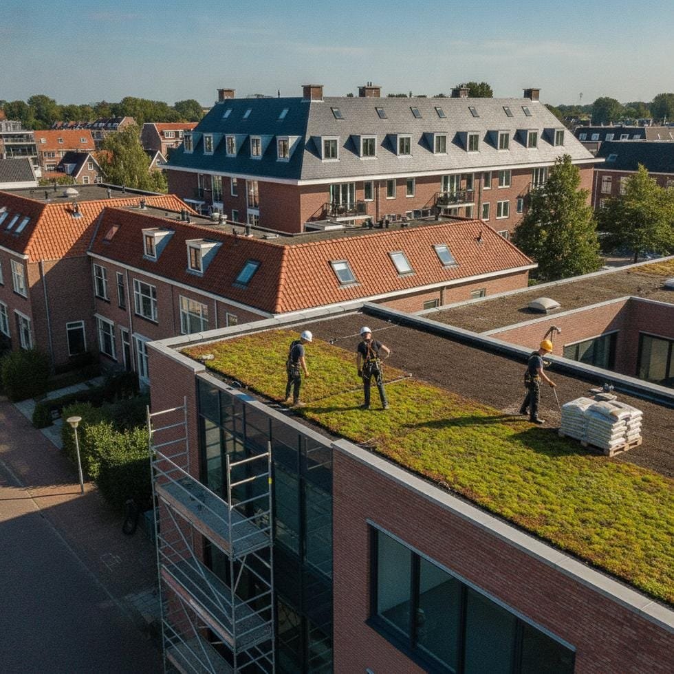 groendak verkoeling zomer