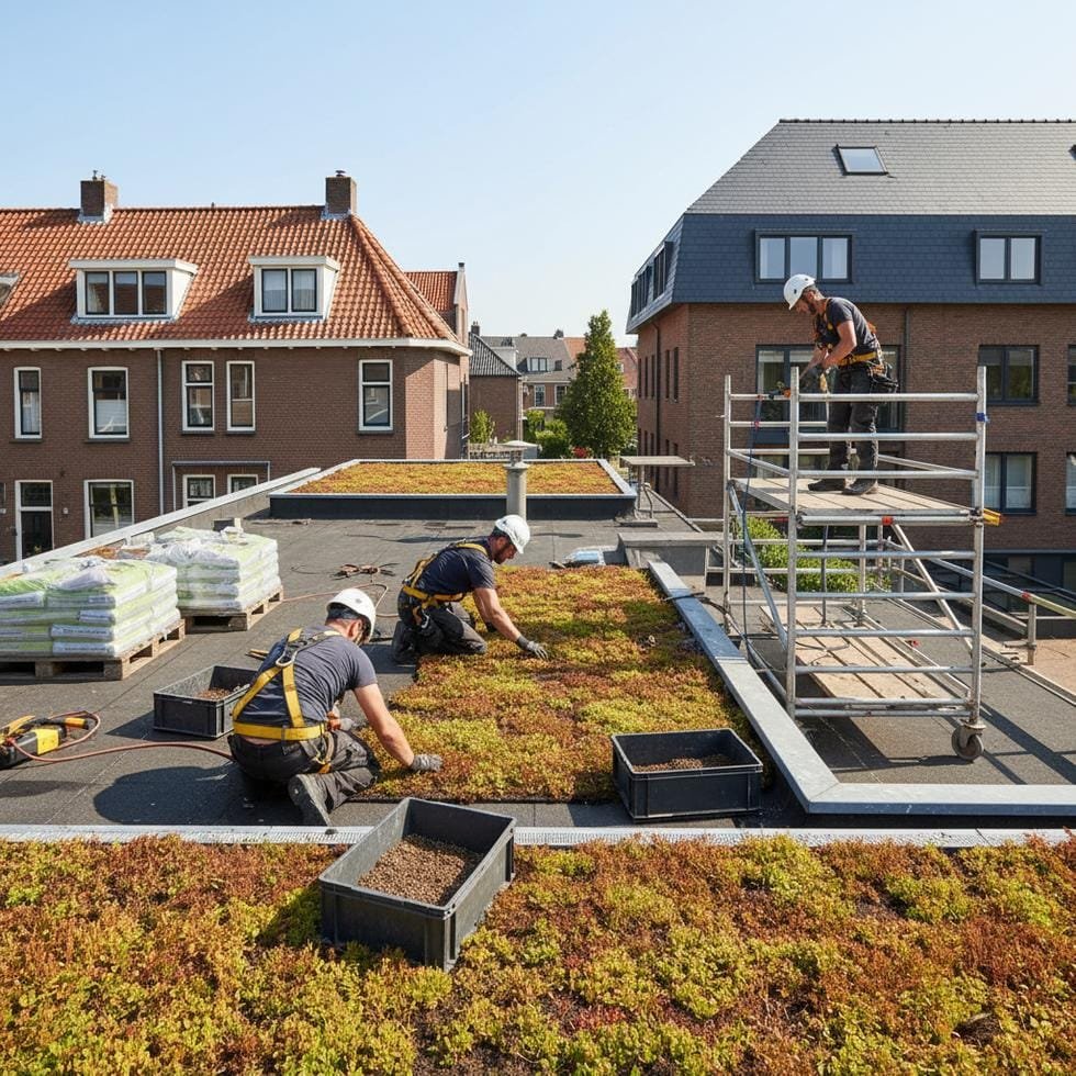 groendak verkoeling zomer