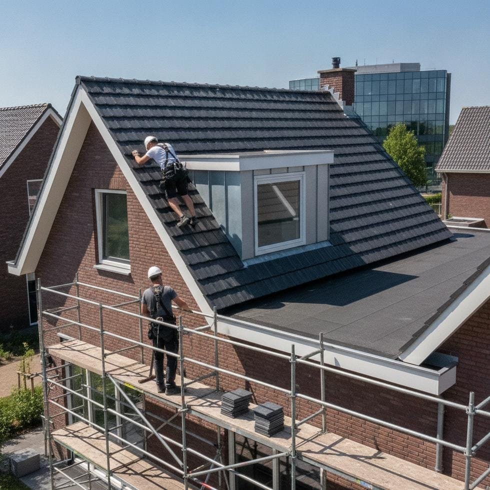 moderne daken zomer
